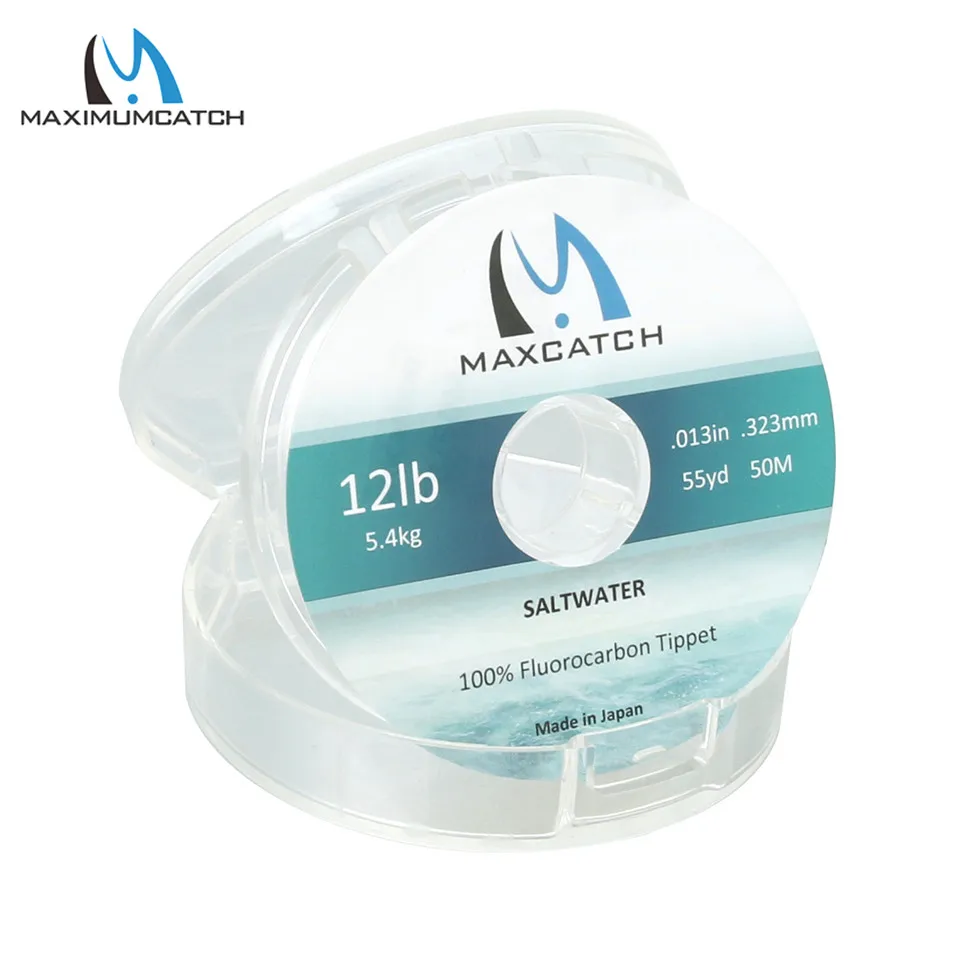 Maximumcatch фторуглеродный морской Типпет Fly Line Clear color 50 м 12lb/16lb/20lb Fly Fishing Line