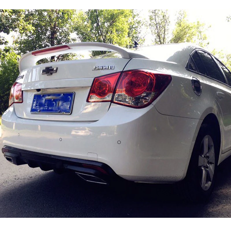 Для Chevrolet Cruze автомобильное украшение из АБС пластика краска цвет задний спойлер