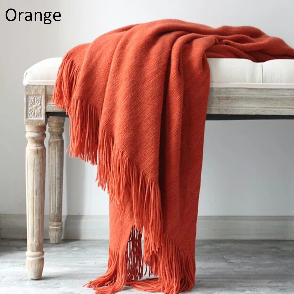 Новое одеяло в скандинавском стиле супермягкое хлопковое кашемировое покрывало