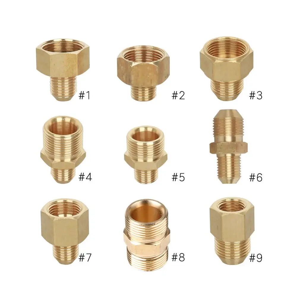 Латунный адаптер для стиральной машины от штекера к женскому выпускному