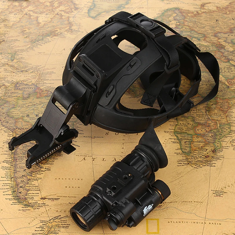 Новый шлем второго поколения HD ночного видения устройство может установить CR123A