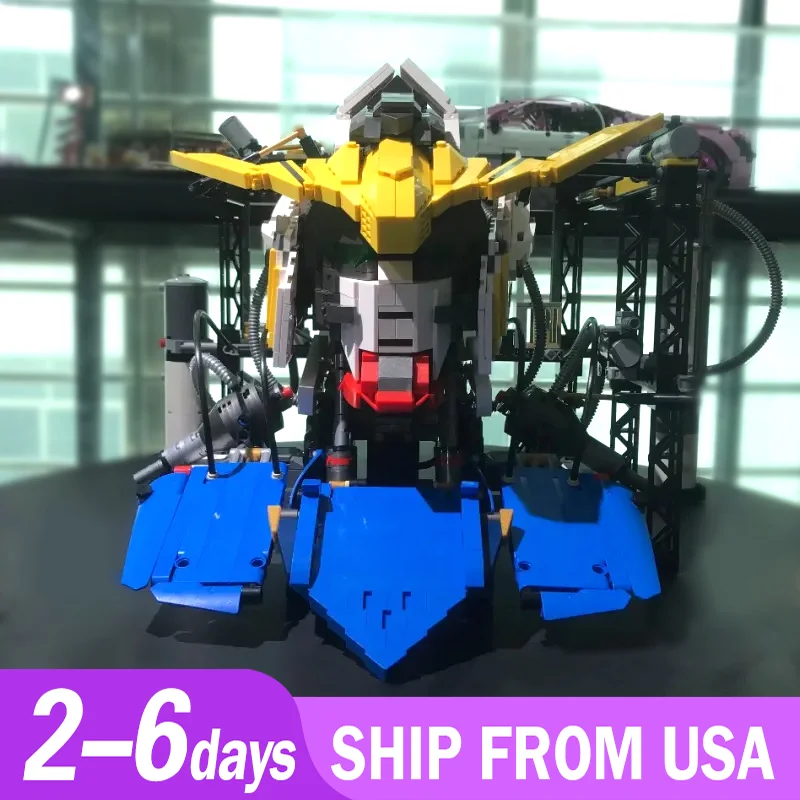 Робот конструктор K86 MOC статическая модель основателя Gundam со светодиодом 1:60 из 2085
