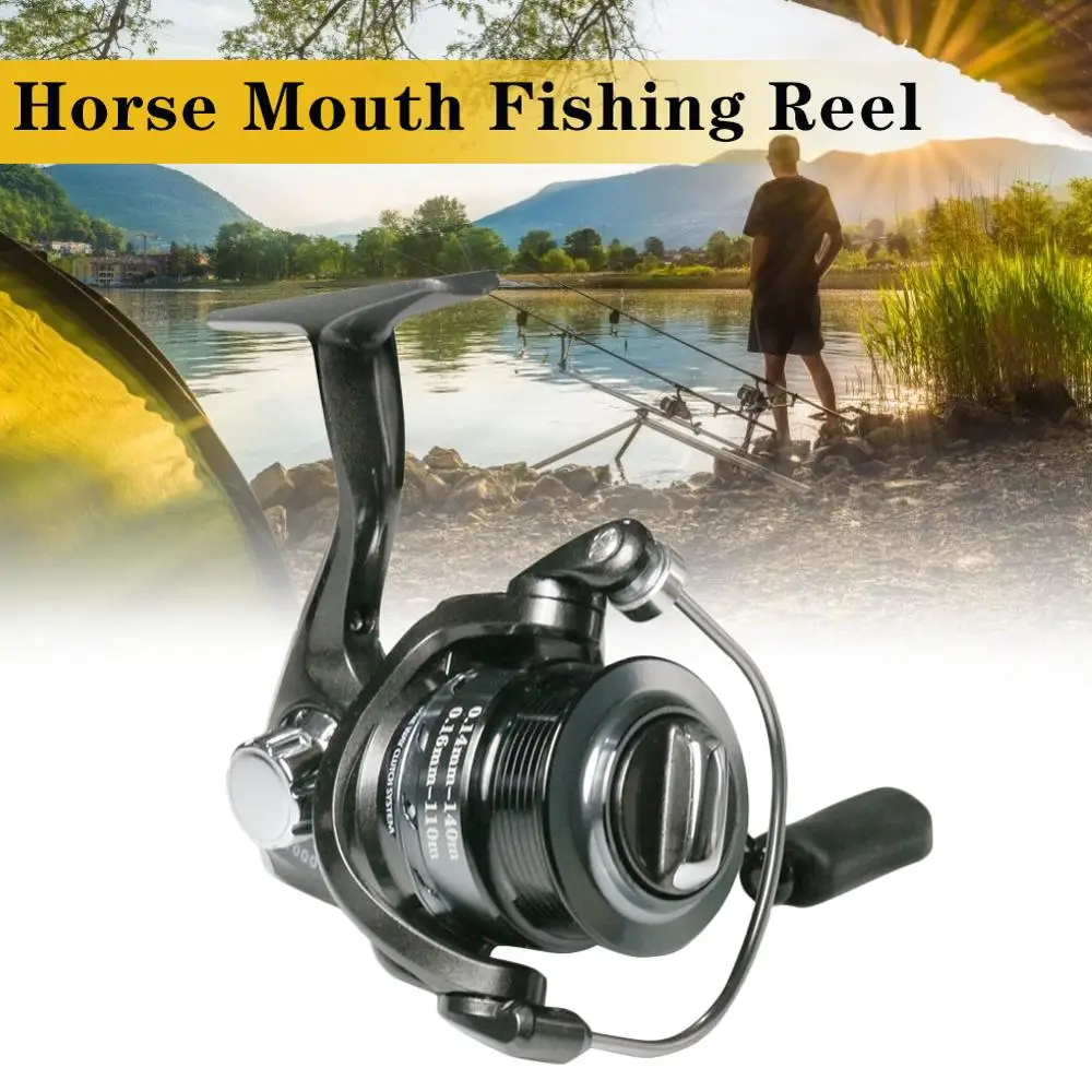 

High Quality Micro Spinning Wheel Horse Mouth Wheel Metal Wire Cup 6.0: 1Gear Ratio High Speed Light Weight Sea Fishing Reel