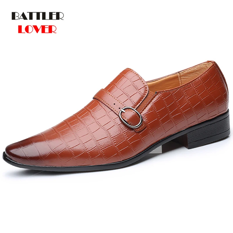 

Italian Designer Suit Shoes for Men 2021 Party Dress Shoes Hombre Formal Wedding Oxfords Male Office Business Driving Footwear