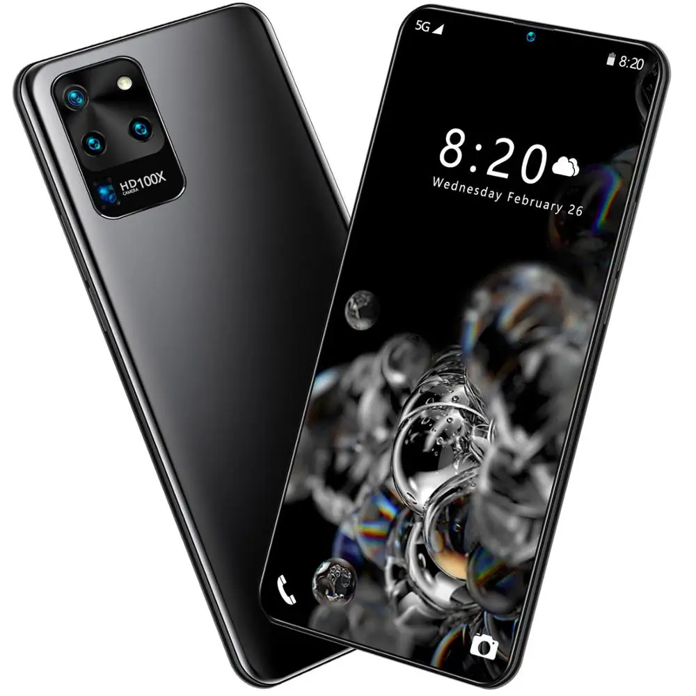 

7.5 inch HD 4G 5G Smartphone Galay S20 8GB+512GB Android Mobile Phones 24MP+48MP Dual SIM Telephone Global Version 6800mAh