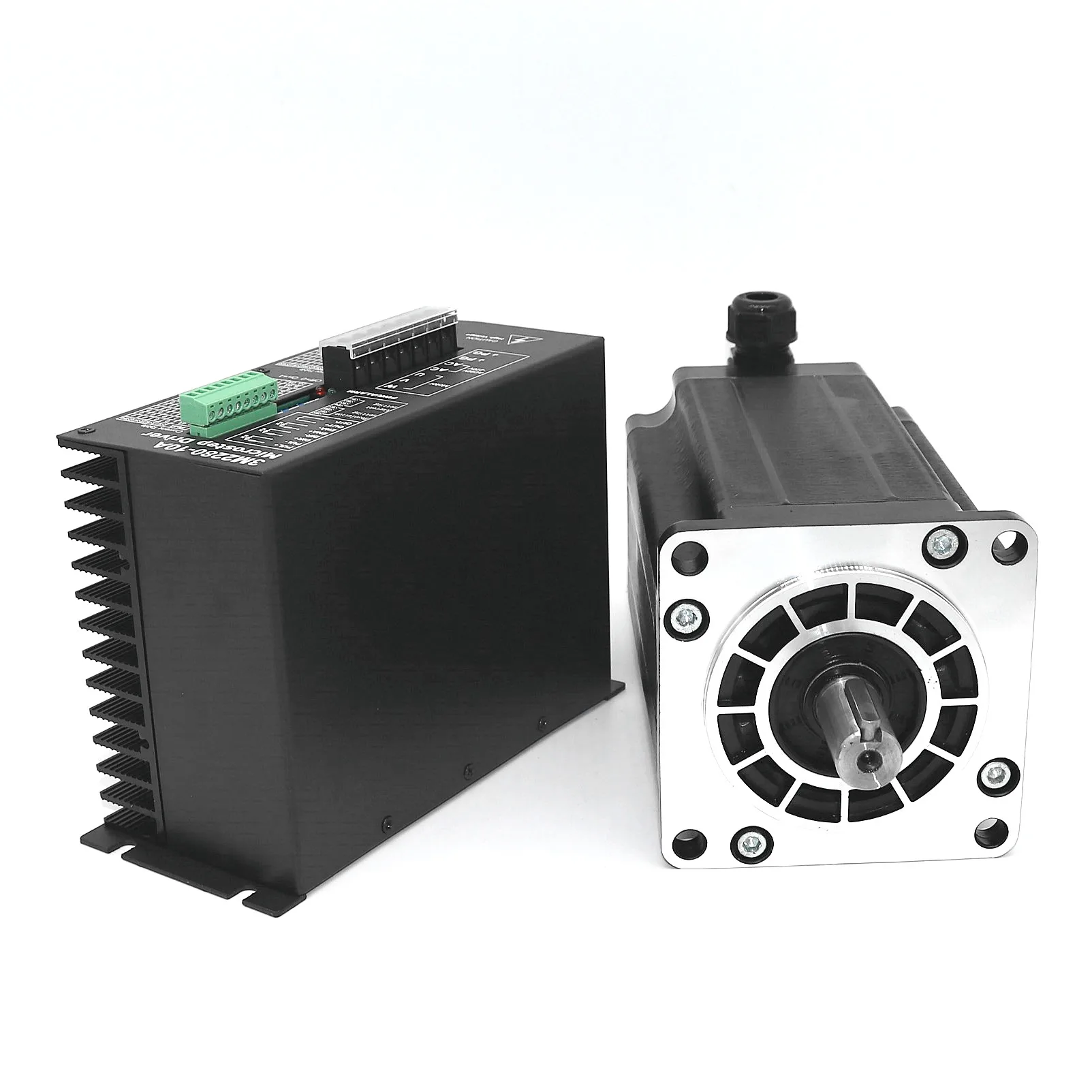 3sets large torque 20nm nema42 110 step motor drive set with 110BYGH350D stepper engine and 3M2280-10A driver for cnc lathe |