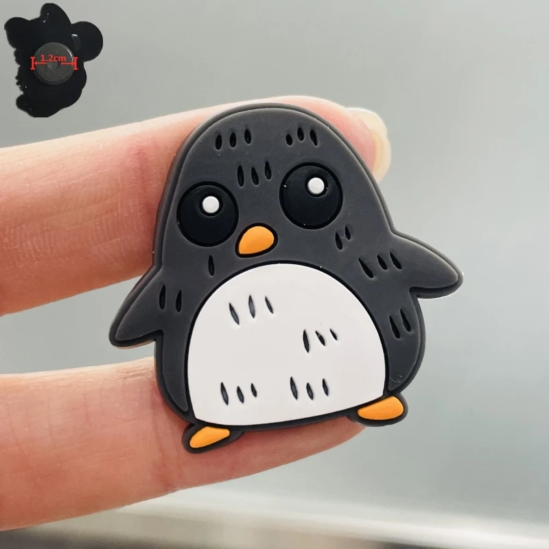 1PCS PVC Japan Anime Lovely Fridge Magnets Kawaii Penguin Refrigerator Magnetic Sticker Kids Gifts Stationery Toys Souvenir Gift - купить по