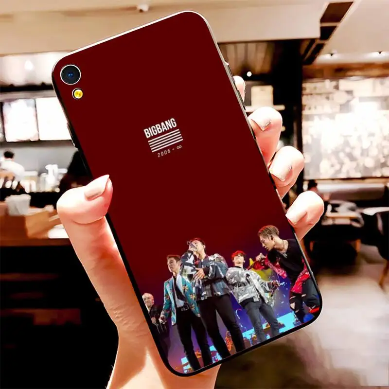 CUTEWANAN KPOP BIGBANG черный ТПУ мягкий резиновый чехол для телефона Vivo Y91c Y17 Y51 Y67 Y55 Y93 Y81S Y19