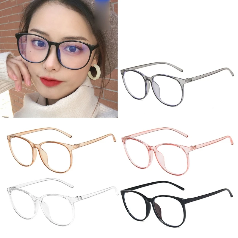 

Anti Blue Light Glasses Blocking Filter Round Computer Glasses Men Women Super Light Frame Eyeglasses