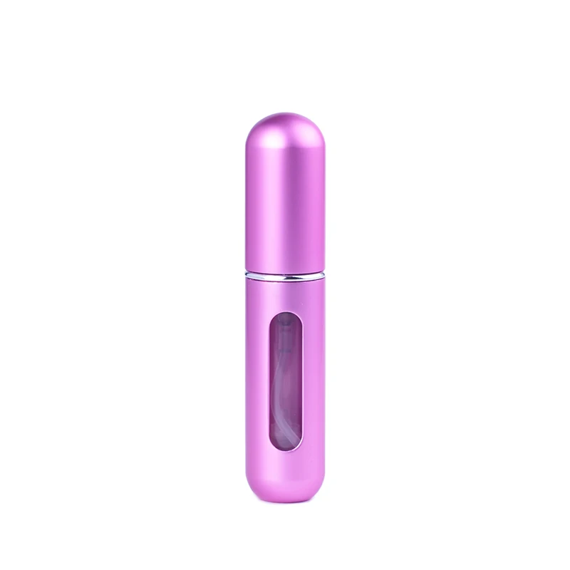 5ml pink 5 мл 8 мл многоразовый мини флакон-спрей для духов Алюминиевый распылитель портативный дорожный косметический контейнер флакон для духов - Цвет: 5ml pink