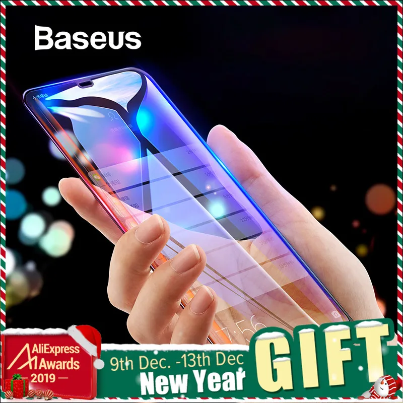 Baseus 0,3 мм закаленное стекло для iPhone Xs Max XR защита экрана полное покрытие Защитное стекло для iPhone X Xs Max
