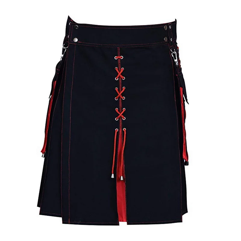 WENYUJH новинка 2019 осенняя Kilt Hybrid современные хлопковые джинсы килт для мужчин