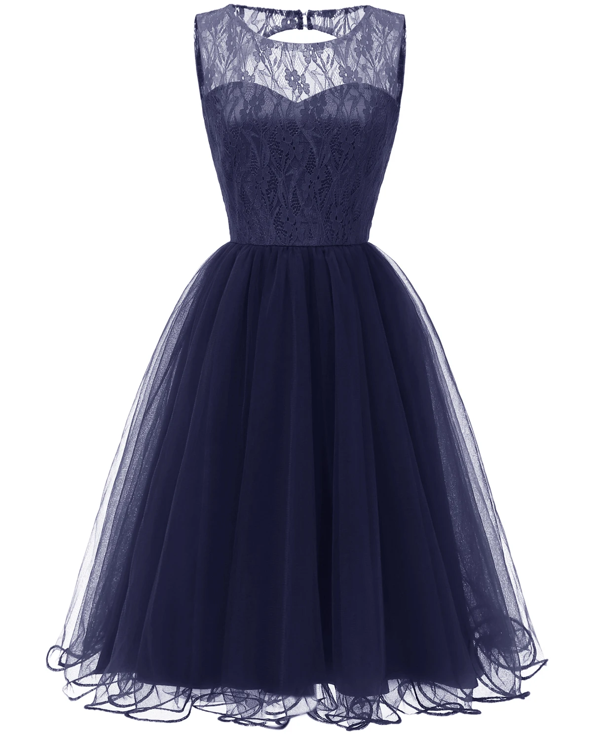 Eveningdress Новое ажурное кружевное винтажное платье-американка осень-зима коктейльное платье Коллекция темно-синий розовый винный красный