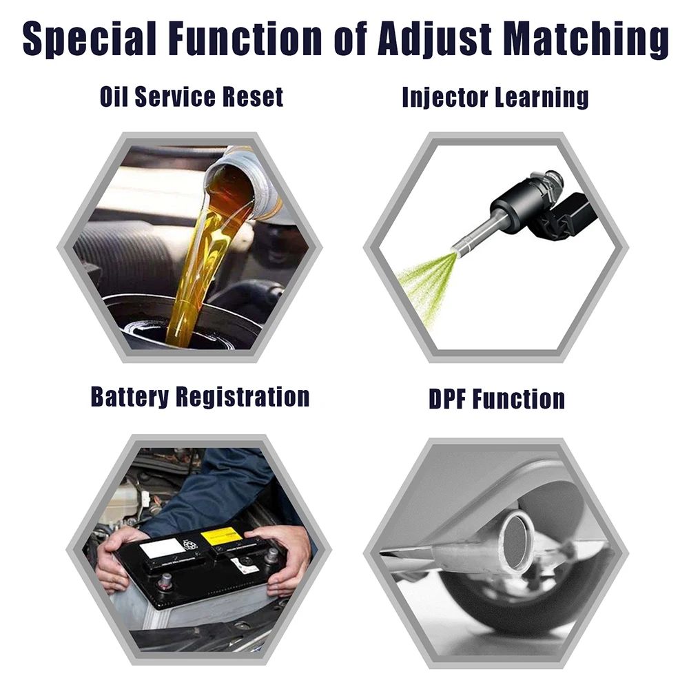 ANCEL VD700 OBD2 автомобильный сканер для Audi Skoda Seat VW VAG диагностический инструмент ABS SRS