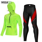 WOSAWE куртка с капюшоном на открытом воздухе Светоотражающие Многофункциональный Джерси шоссейный велосипед ветрозащитный быстросохнущая дождевик ветровки