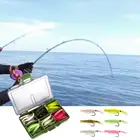 121 шт., Детский набор креветок, светящиеся маленькие наживки разных цветов для любителей рыбной ловли