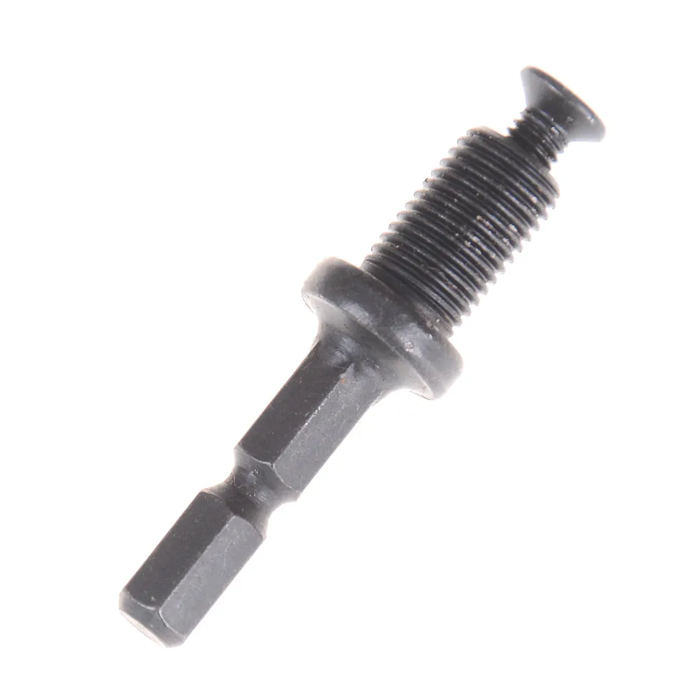 

1/4" Hex Shank Keyless Drill Bit Chuck Adapter Converter Thread Dia SDS Plus Chuck Quick Round Shank Drill Change Tool