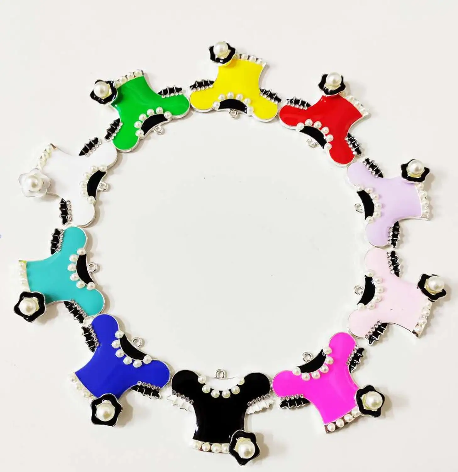 

10pcs clothes charms for women DIY jewelry accessories