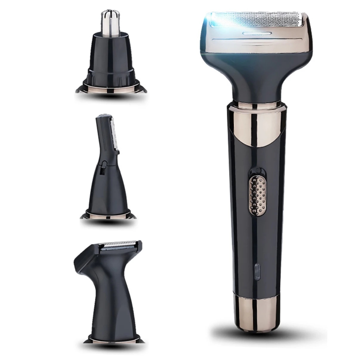 4 в 1 мужской триммер для волос электрический набор ухода USB перезаряжаемая Бритва