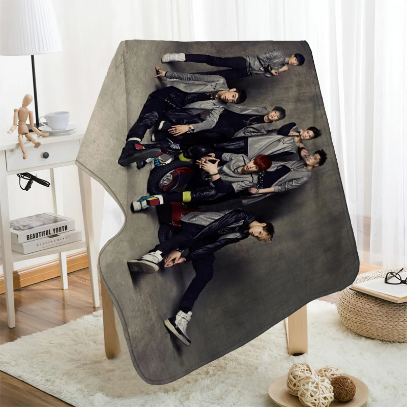 Miglior Musife Custom GOT7 Coperta Di Flanella Progetta La Tua Coperta Coperte Di Flanella Per Divano Dropshipping Fai Da Te