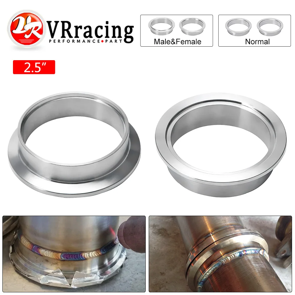 

VR - (2PC/LOT) 2.5" V-Band Flange High Quality Stainless Steel 304 FEMAL & MALE OR NORMAL V Band Flange VR-VFM25/VFN25