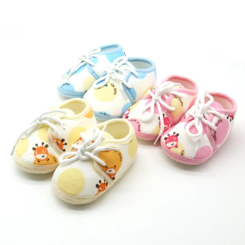 

Baby First Walkers Toddler Shoes Animal Shape Soft Sole Warm Anti-slip Shoes 0-12Y Prewalker