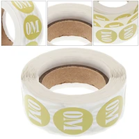 2 rolls paper month size stickers clothing garment shoes size sticker size label