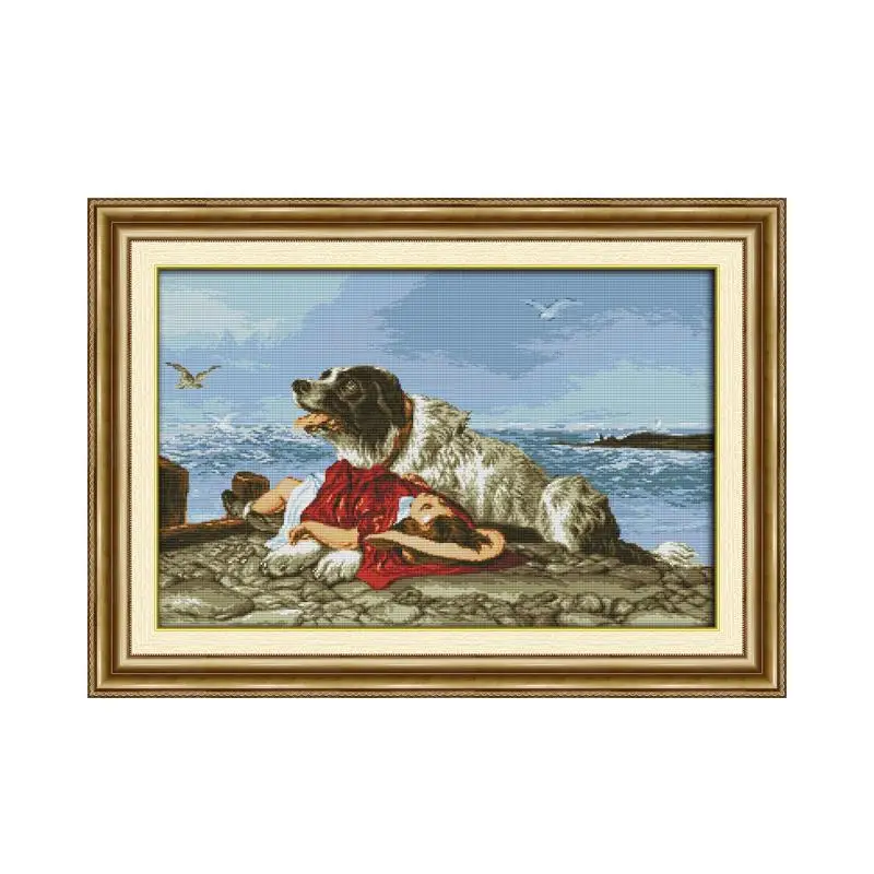 Guard cross stitch kit food aida 14ct 11ct count print canvas hand sew cross-stitching embroidery DIY handmade needlework | Дом и сад