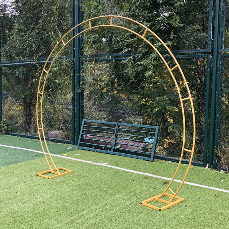 Открытый Свадебный Арка свадебный фон Двойной арки цветок стенд вечерние