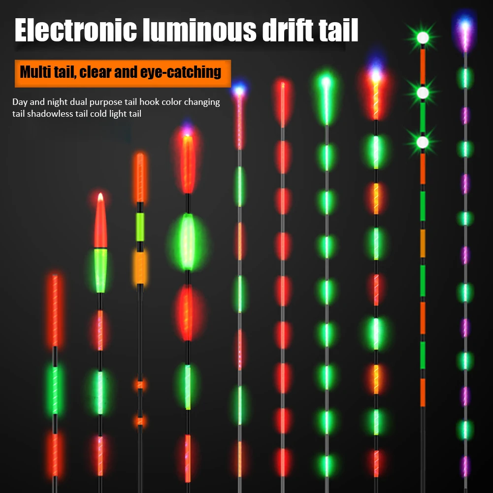 

Electric Fishing Float Night Light Luminous Electronic Float Fishing Tackle Fishing hooks Fresh Water Buoy Fishing Tackles Tools