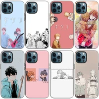 cute cartoon anime given yaoi case for apple iphone 13 12 mini 11 pro max 7 8 xr x xs max 6 6s 7 8 plus 5 5s se 2020 black cover