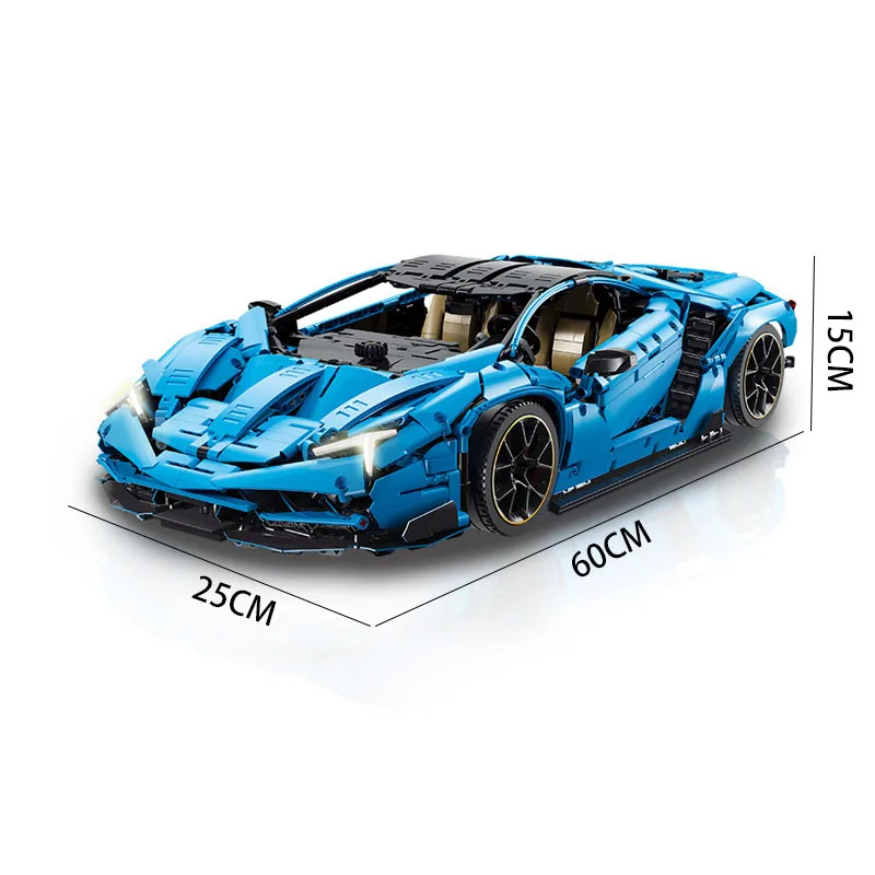 

C61041 Super Racing Car Model MOC-39933 Lamborghining Centenario 1:8 hypercar Building Blocks Bricks Toys For Children