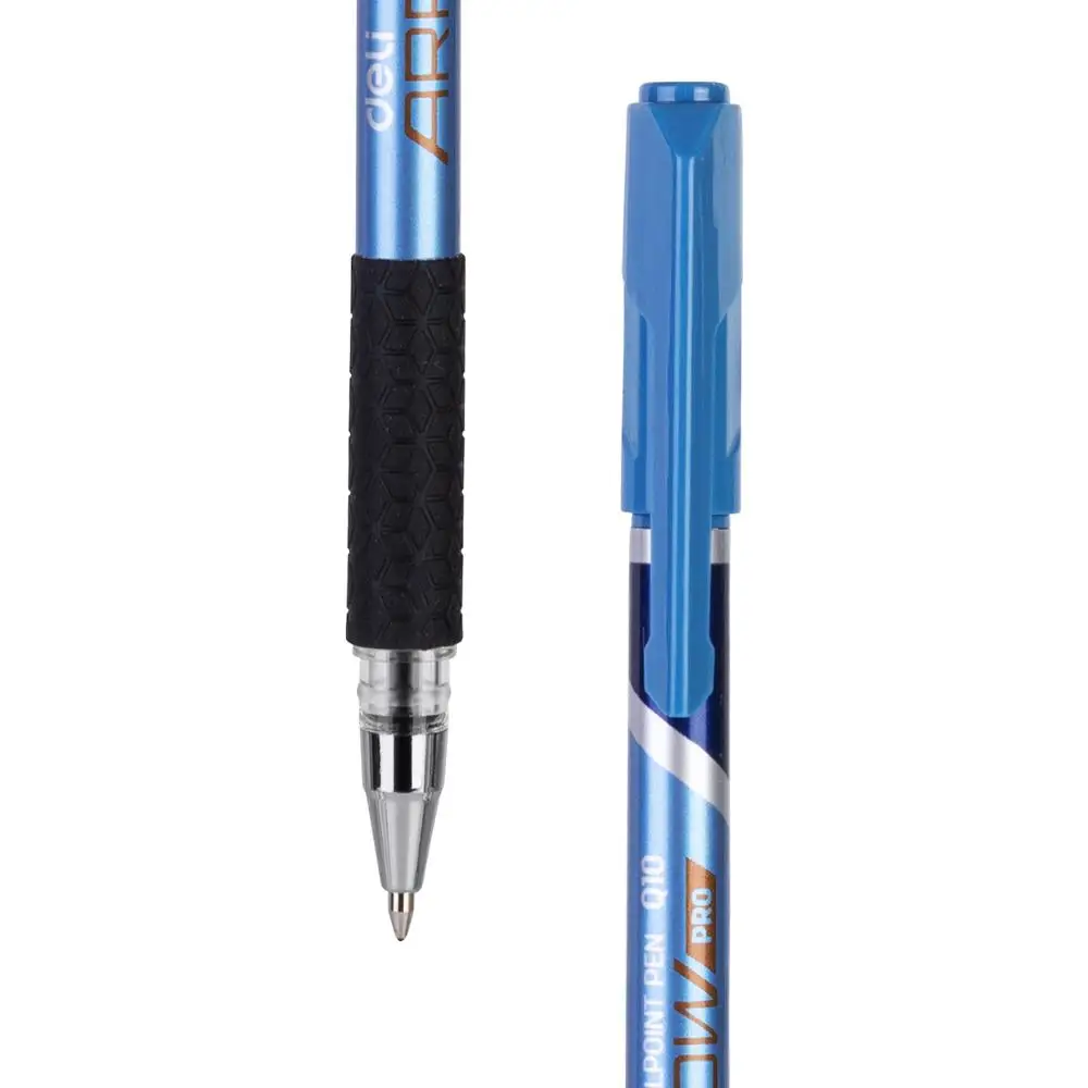 

DELI Smooth Ballpoint Pen Low Viscosity Ink Refill Signing 0.7mm Black Blue Office School Writing Tools Stationery Ball Pens Q10