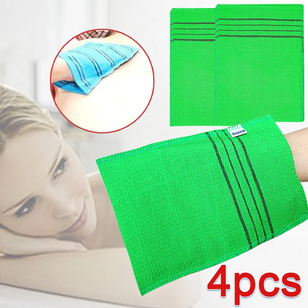 4 шт. корейское отшелушивающее полотенце для тела банное Италия массажное ухода