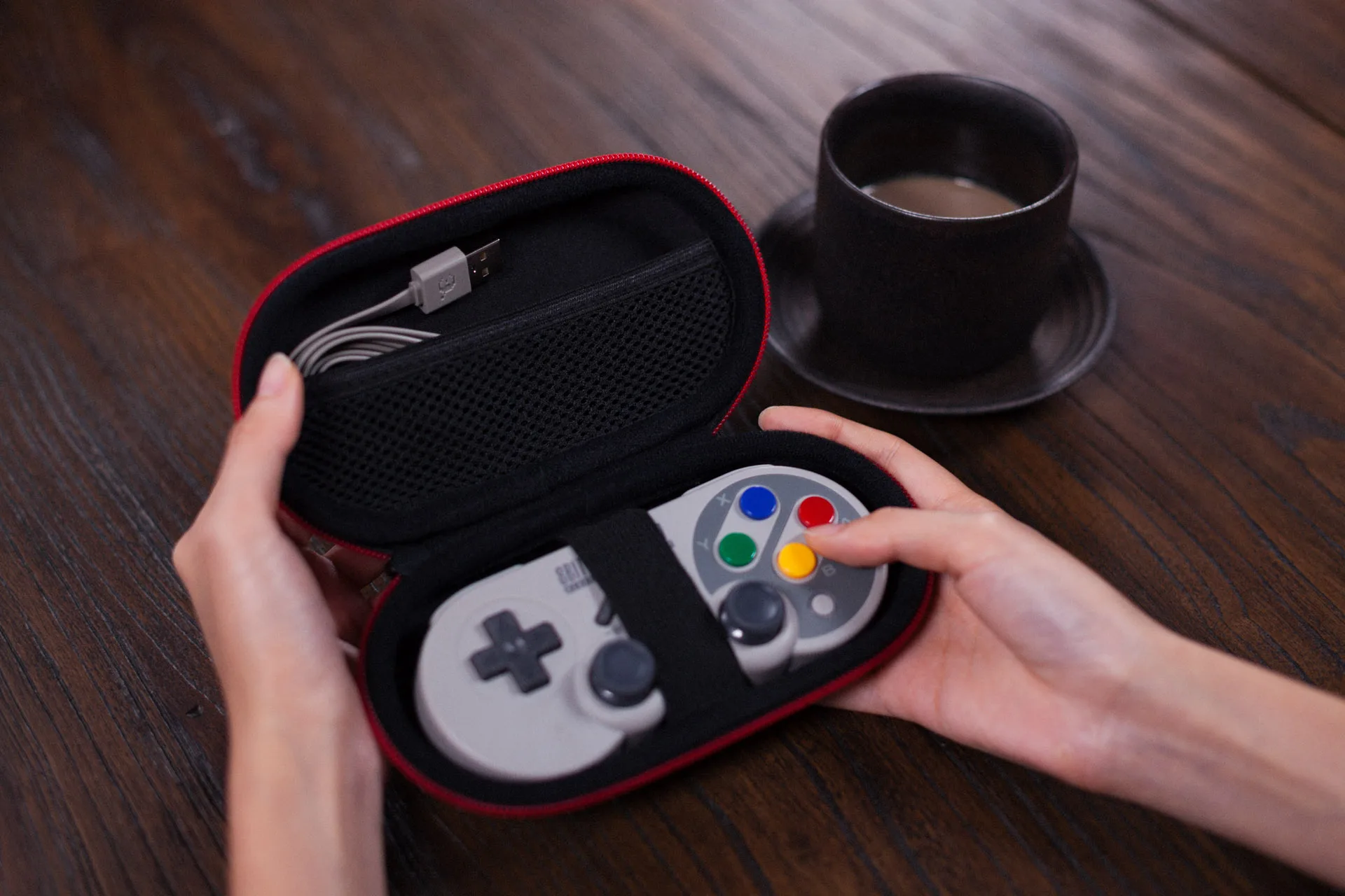 8BitDo Classic Controller Gamepad Travel Handle Protective Cover Carry Case Protection Bag For Nintend Switch | Электроника