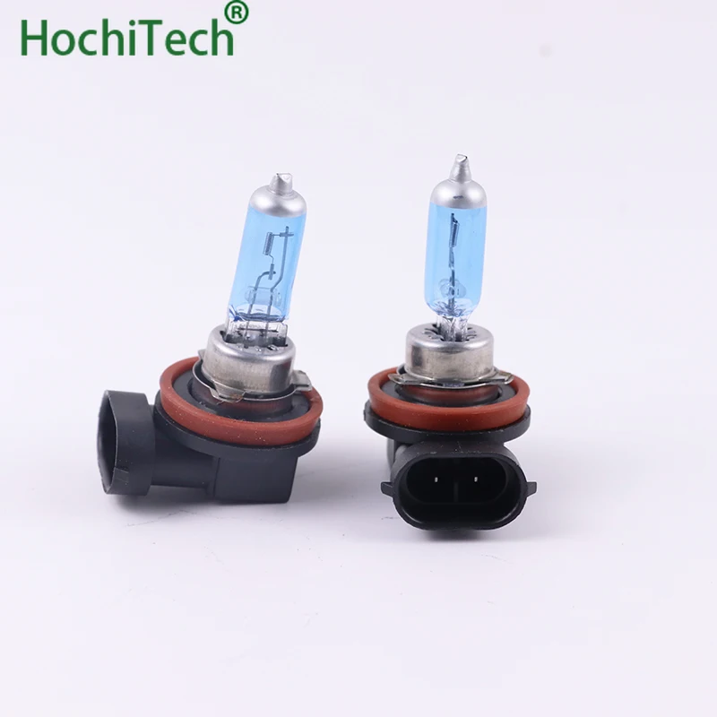 Высокое качество H11 галогенная лампа 6000K 12V 100W 55W 3000Lm ксеноновая темно-синяя супер