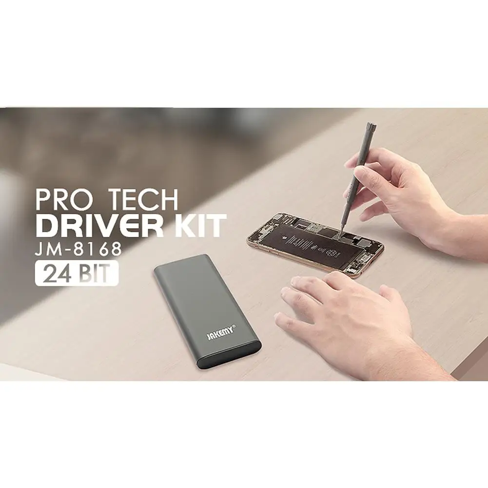 MeterMall Jakemy Jm 8168 многофункциональная Магнитная Прецизионная отвертка 24 в 1 с