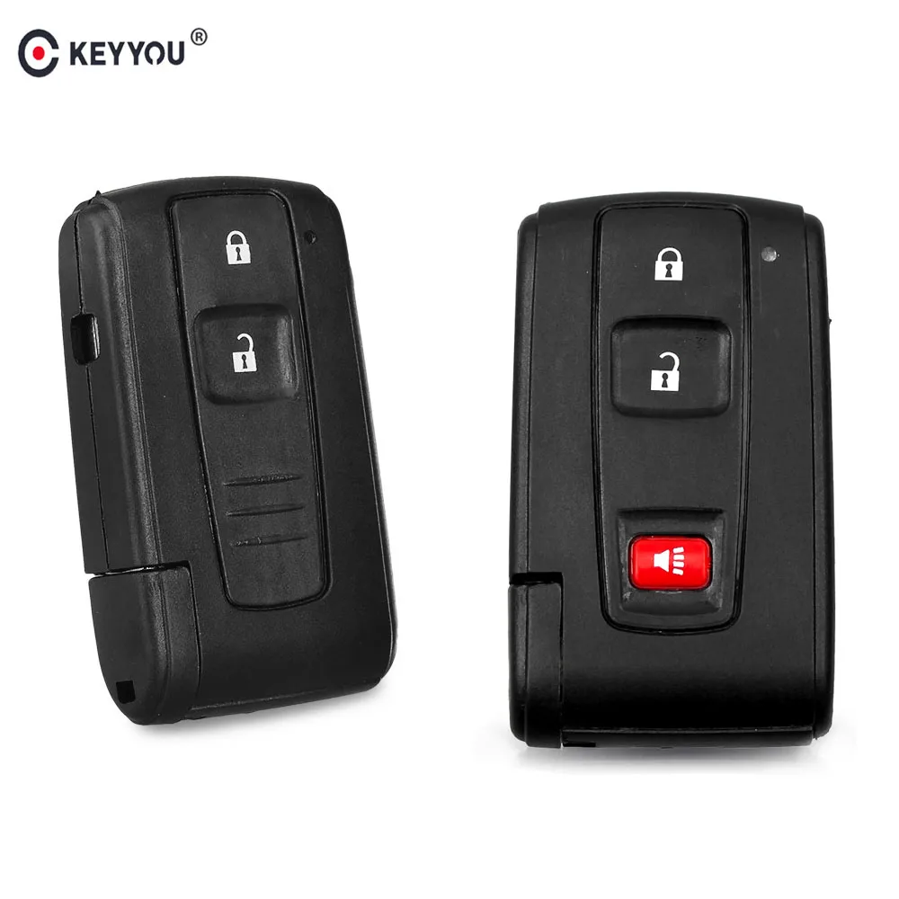 KEYYOU высокое качество 2/3 кнопки Чехол для автомобильного смарт ключа чехол Toyota Prius