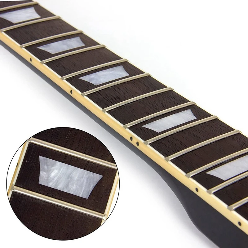 

SEWS-22 Frets Electric Guitar Maple Neck Rosewood Fretboard Black Finish for Gibson Les Paul LP Guitars
