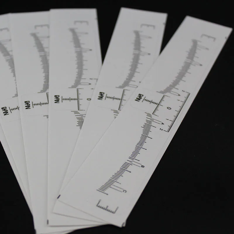 Одноразовая линейка для бровей 10 шт./лот принадлежности микроблейдинга