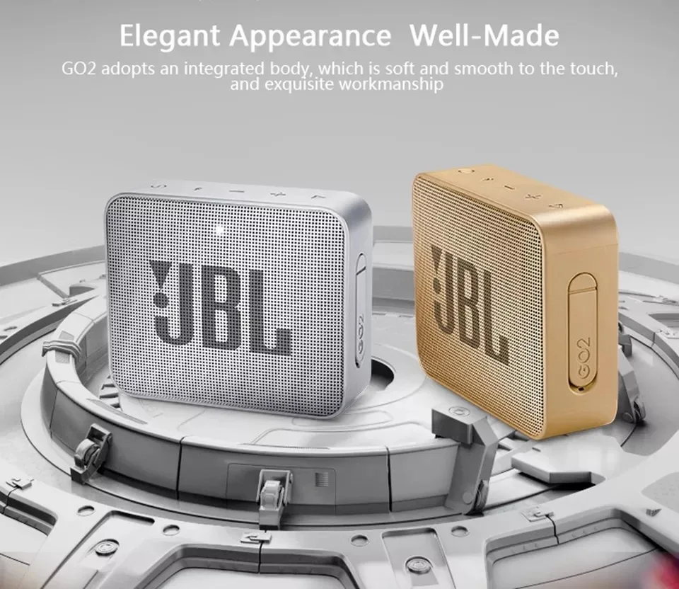 구매 JBL 이동 2 무선 블루투스 스피커 미니 IPX7 방수 야외 사운드 충전식 배터리와 마이크 Go2