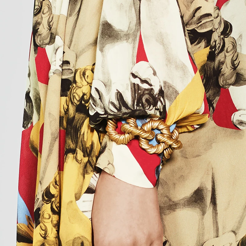 Женский винтажный браслет с цепочкой ZA золотистый шармами для вечеринок 2019 |