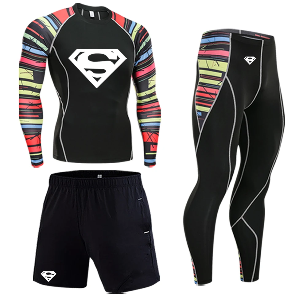New high quality men's suit compression underwear sports winter warm sportswear tights gym running clothes high quality