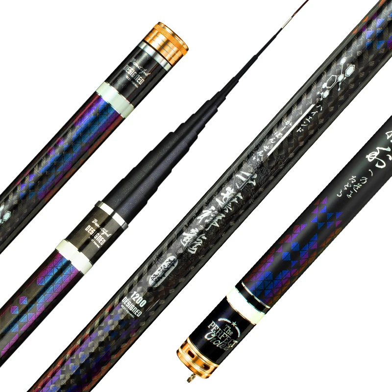 

8/9/10/11/12/13/14m Fishing Rod Short Section Power Hand Poles Hand Olta Carbon Fiber Fishing Canne De Pesca Fishing Tackle