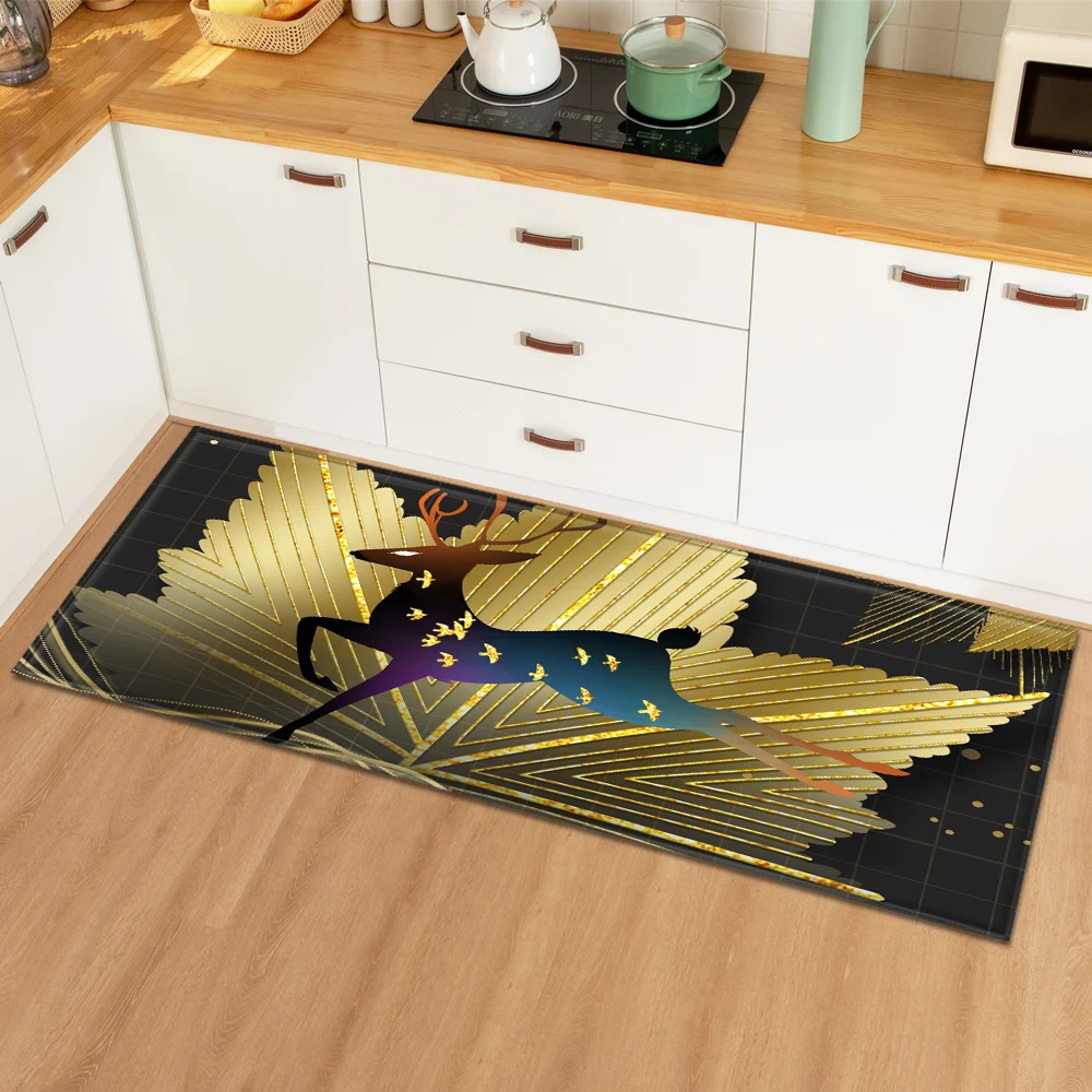 Скандинавский прямоугольный кухонный коврик входная дверь гостиная спальня