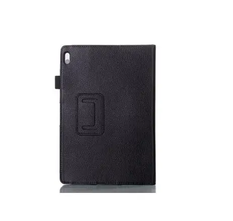 Черный Чехол-книжка из искусственной кожи для lenovo ideaTab A10-80 A10-80HC A10-70 A7600 A7600-h/A7600-f 10,1 дюймов чехол для планшета s - Цвет: Черный