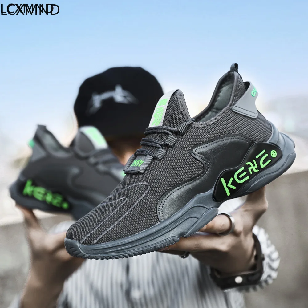 

Men's Shoes 2021 Fashion Casual Shoes Men's Sneakers Breathable Running Men's Shoes Non-slip Mighty Cloth Rubber Sneakers 7