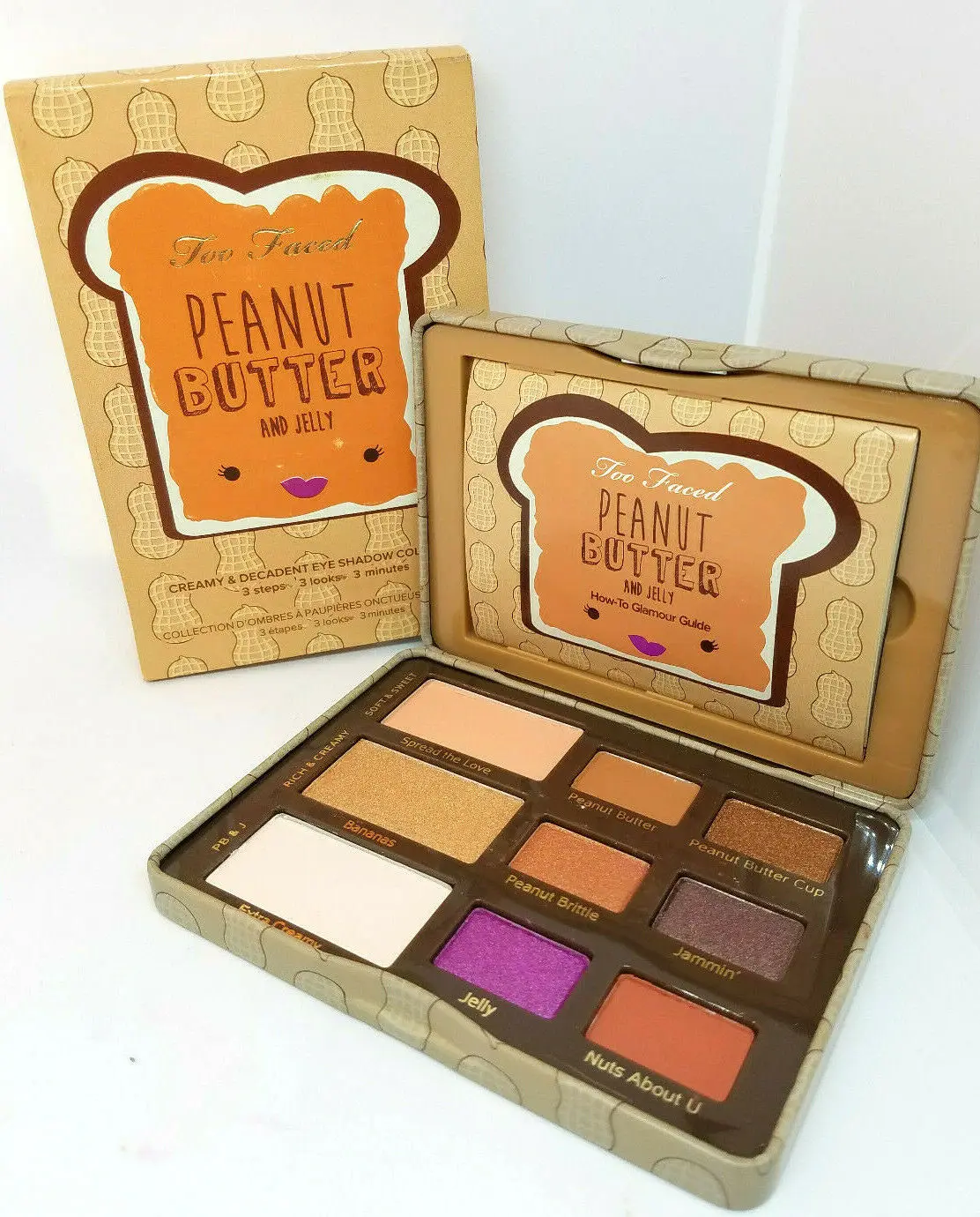 

New Makeup 9 Color Eye Shadow Collection Butter And Jelly Come With Box