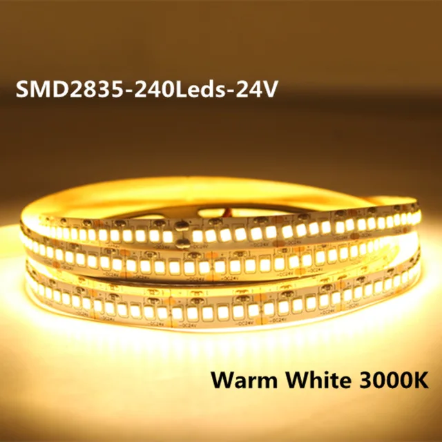 2835 Светодиодный светильник полосы 12 V 24V ленты белый 600 светодиодный s 1200 5 м ing