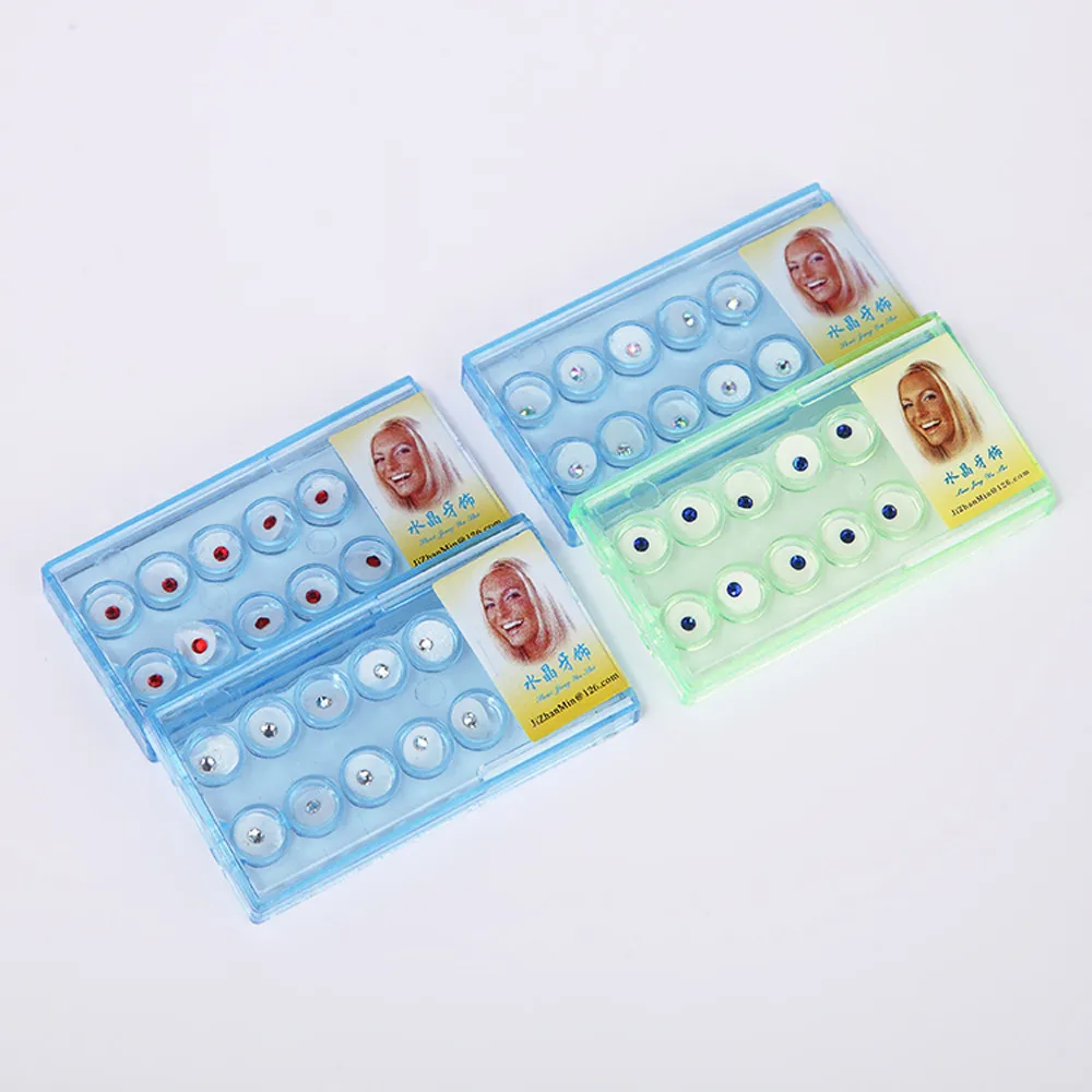 Ювелирные изделия временные с австрийскими цветными кристаллами 10 шт./кор. |